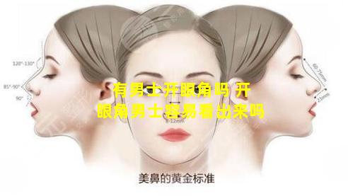 有男士开眼角吗 开眼角男士容易看出来吗